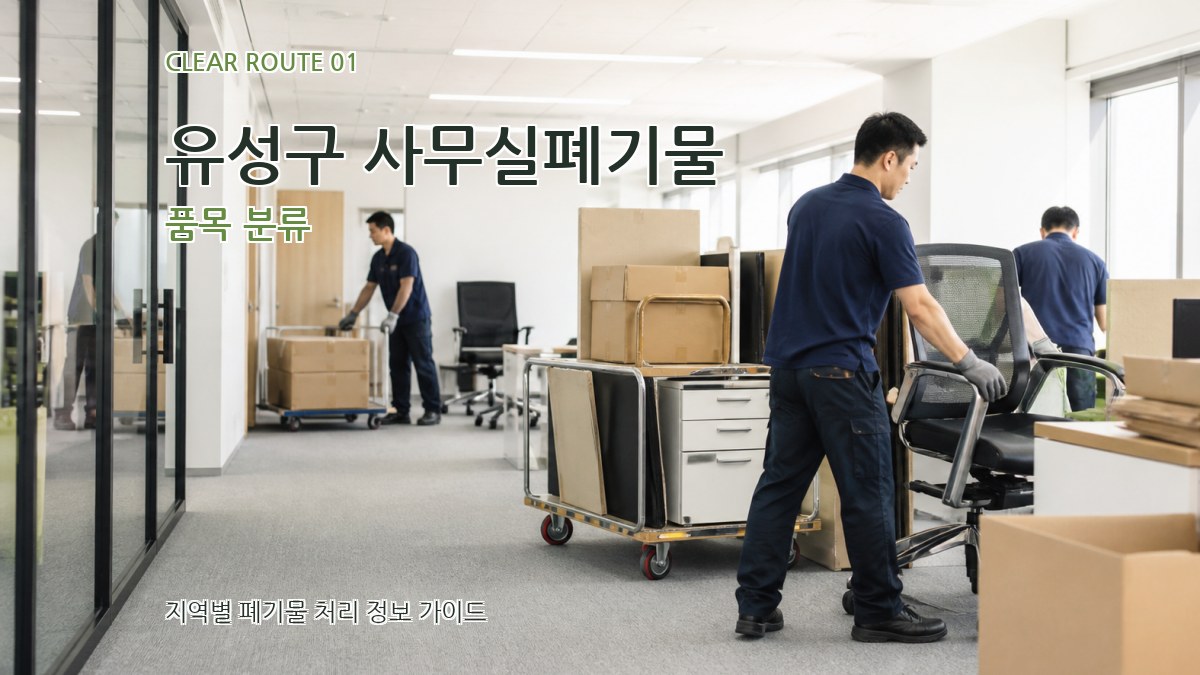 유성구 사무실폐기물