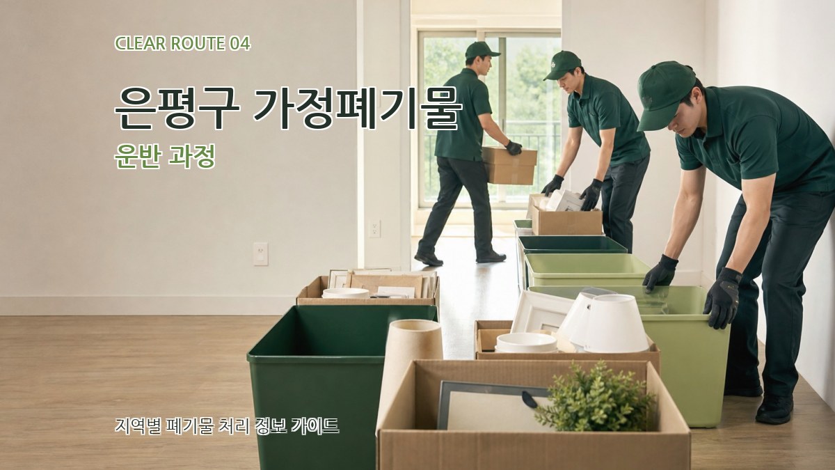 은평구 가정폐기물 운반 과정