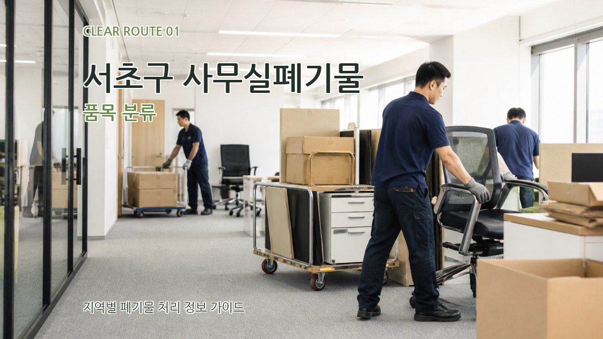 서초구 사무실폐기물