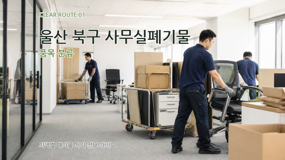 울산 북구 사무실폐기물