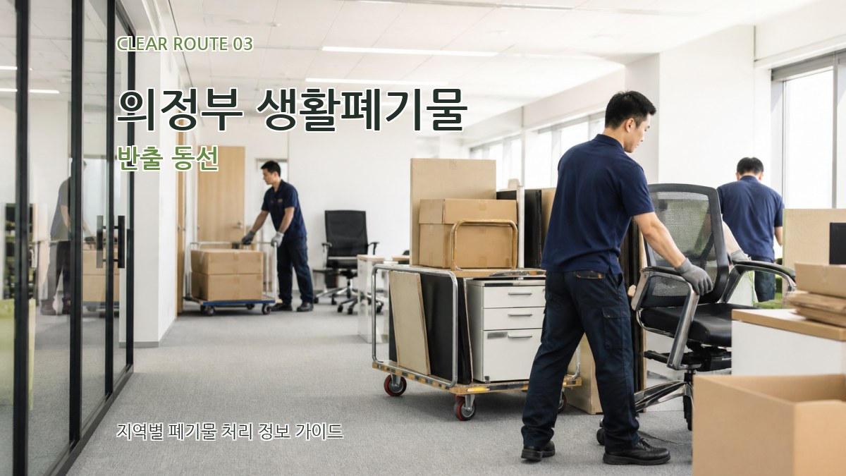 의정부 생활폐기물 반출 동선