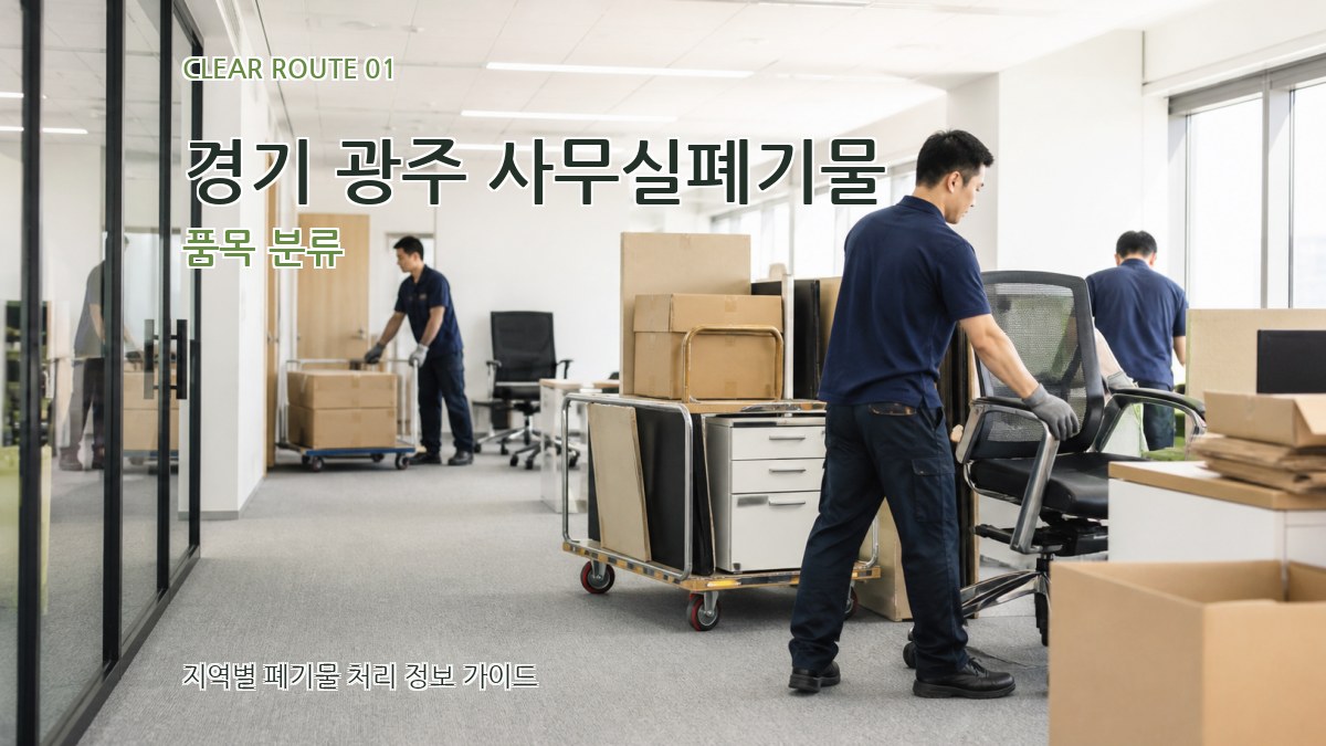 경기 광주 사무실폐기물