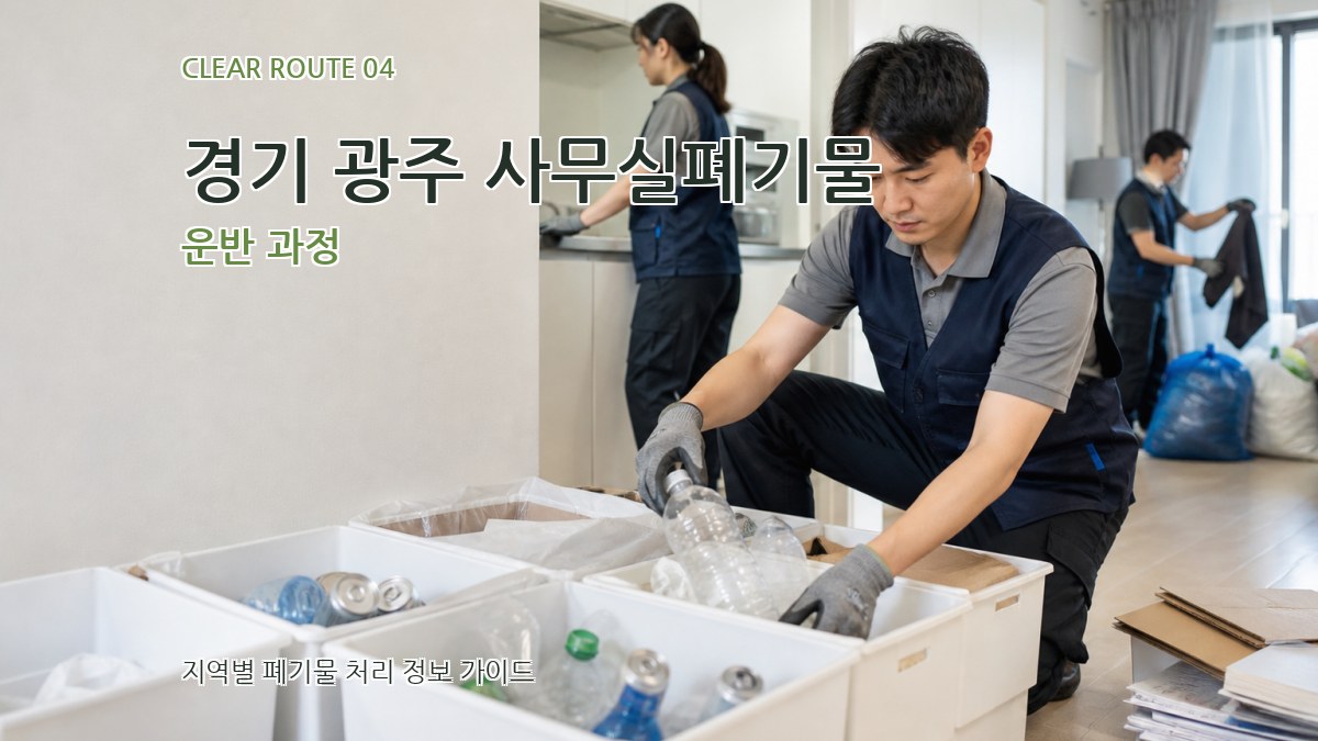 경기 광주 사무실폐기물 운반 과정