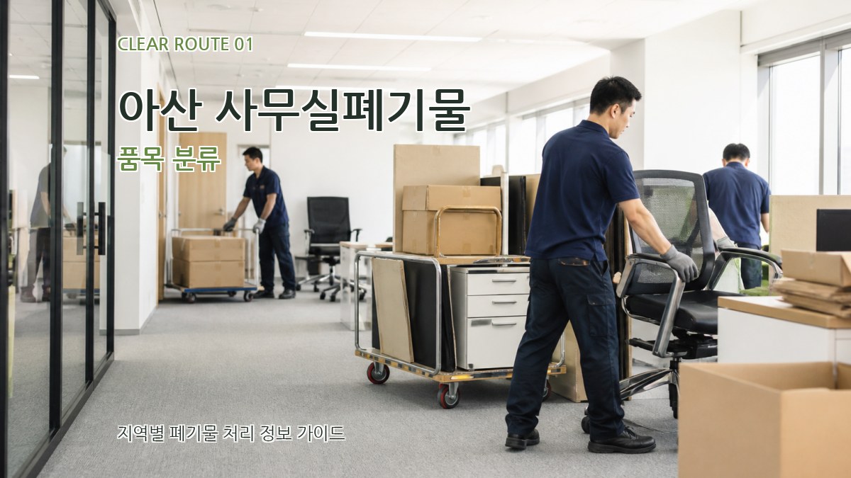 아산 사무실폐기물