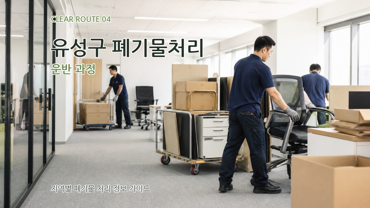 유성구 폐기물처리 운반 과정
