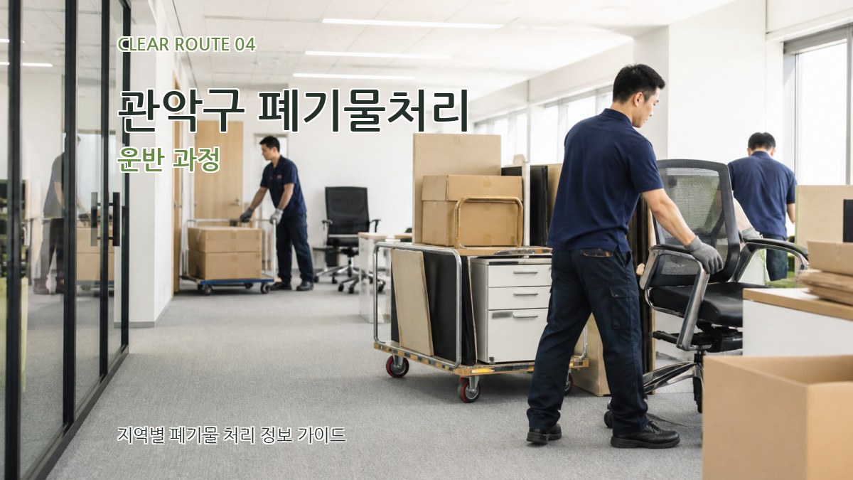 관악구 폐기물처리 운반 과정