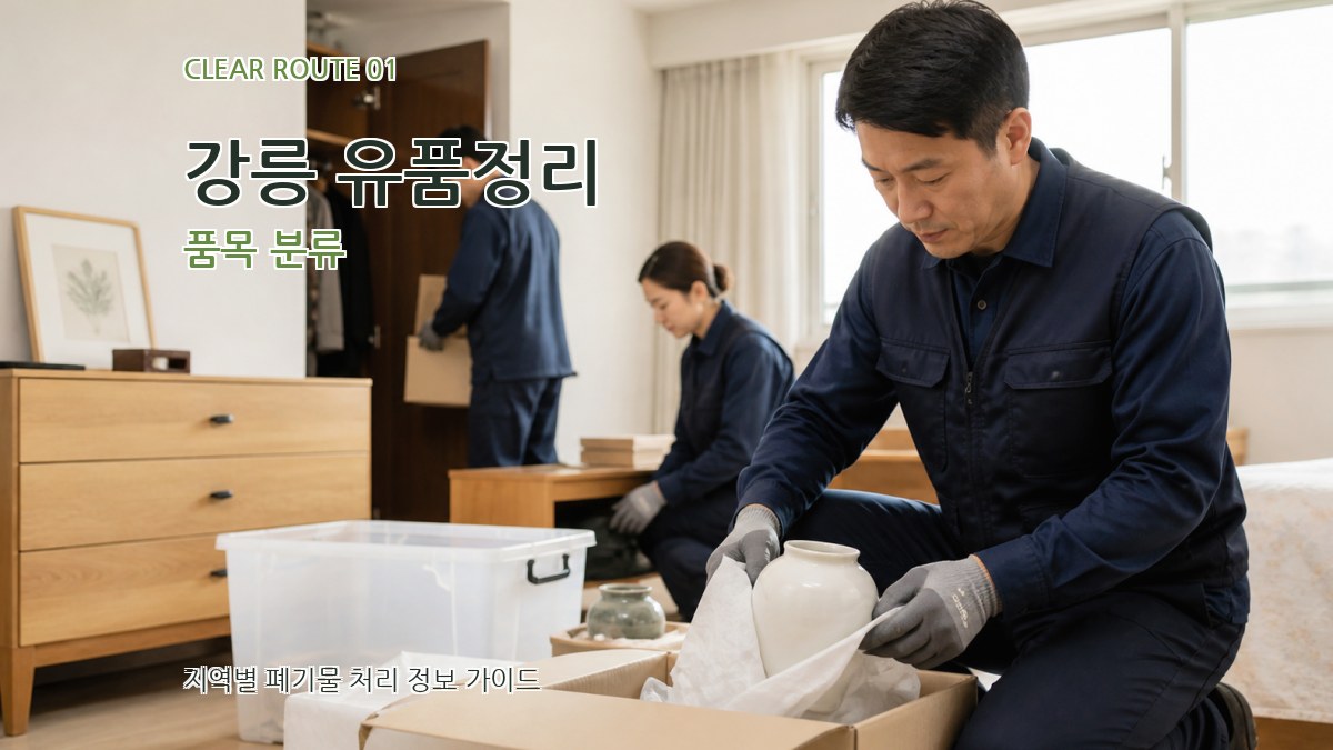 강릉 유품정리 품목 분류