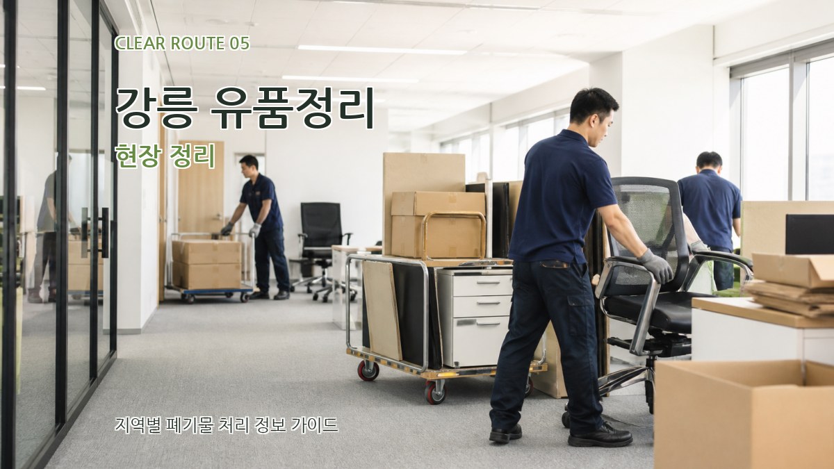 강릉 유품정리 현장 정리