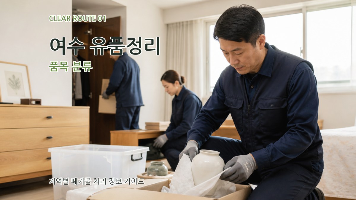 여수 유품정리