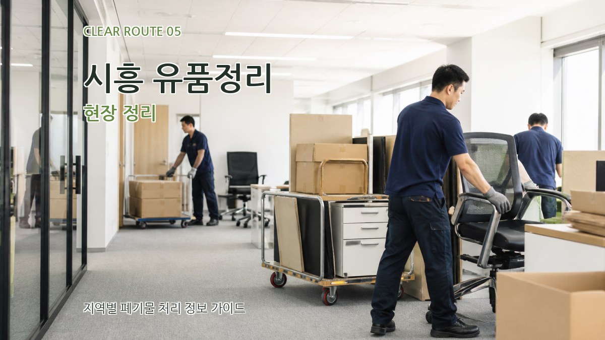 시흥 유품정리 현장 정리