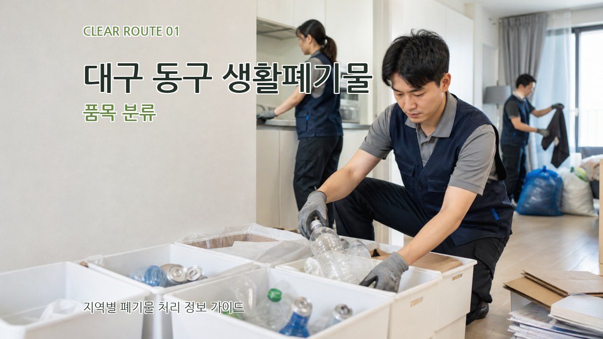 대구 동구 생활폐기물