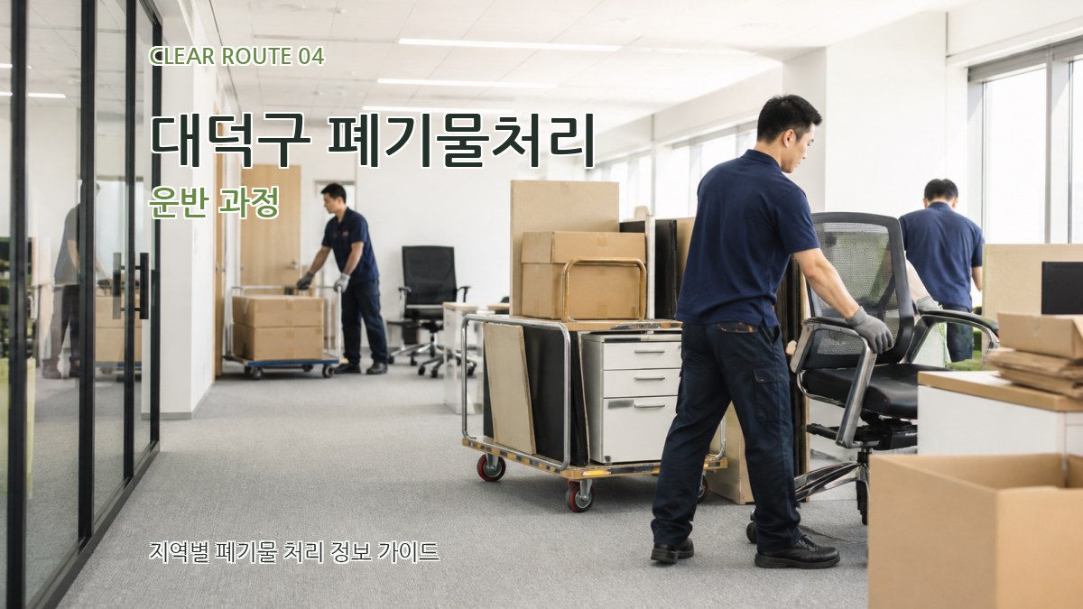 대덕구 폐기물처리 운반 과정