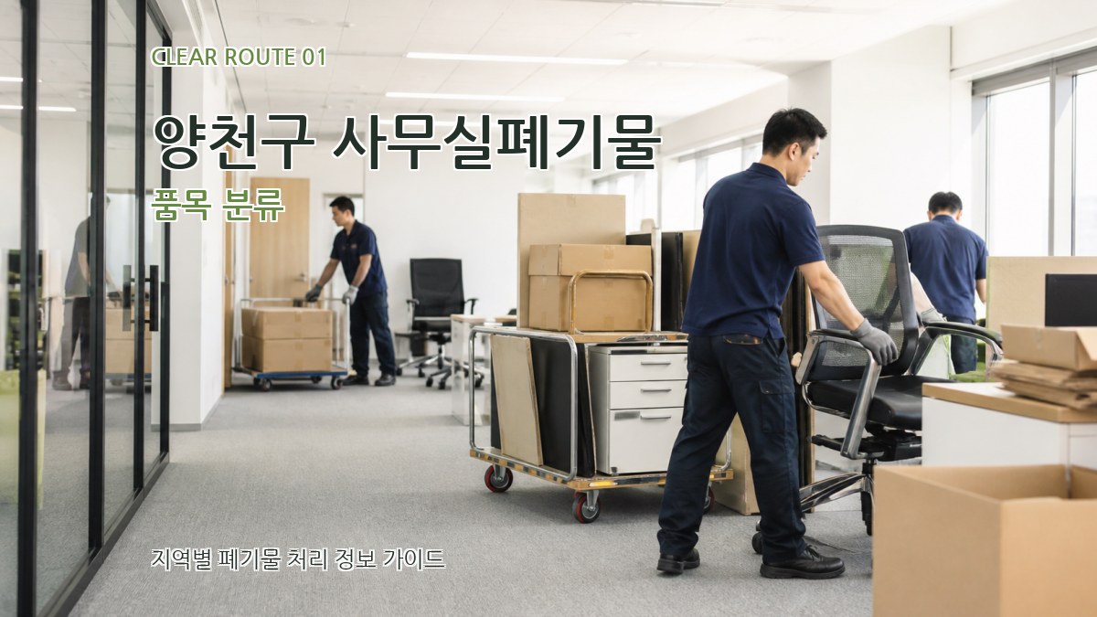 양천구 사무실폐기물