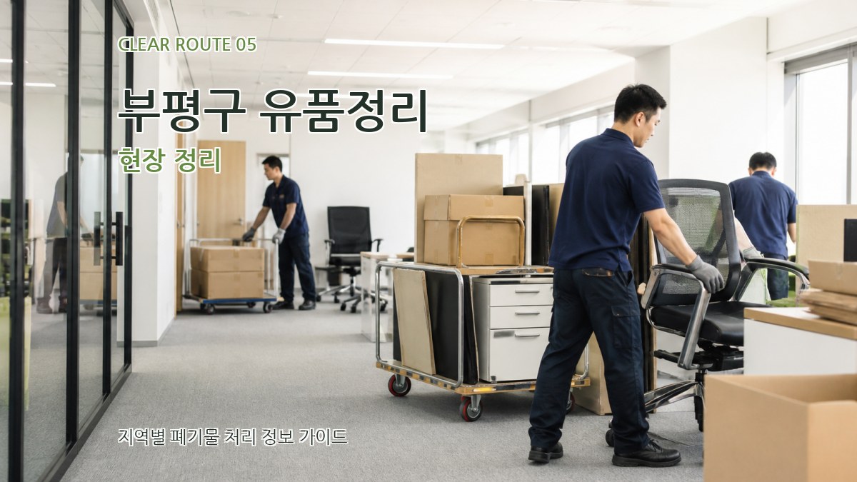 부평구 유품정리 현장 정리