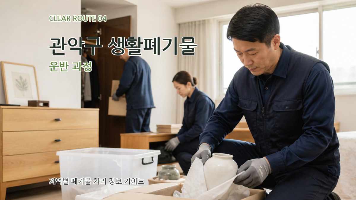 관악구 생활폐기물 운반 과정