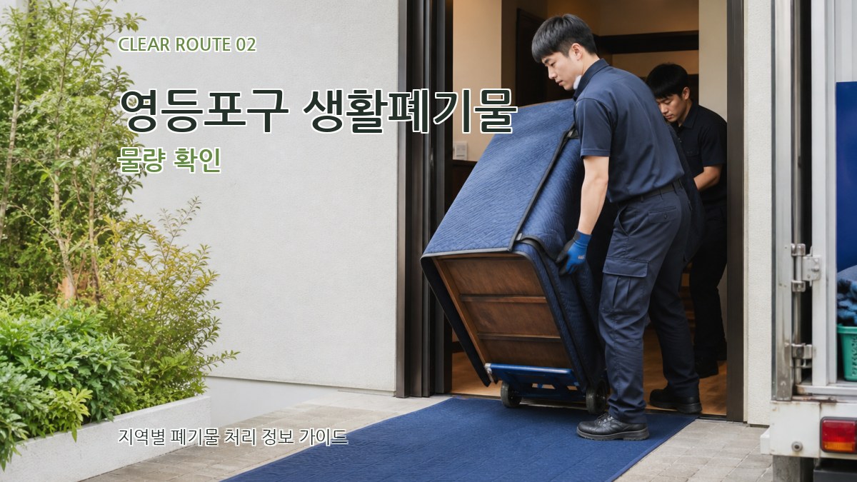 영등포구 생활폐기물 물량 확인