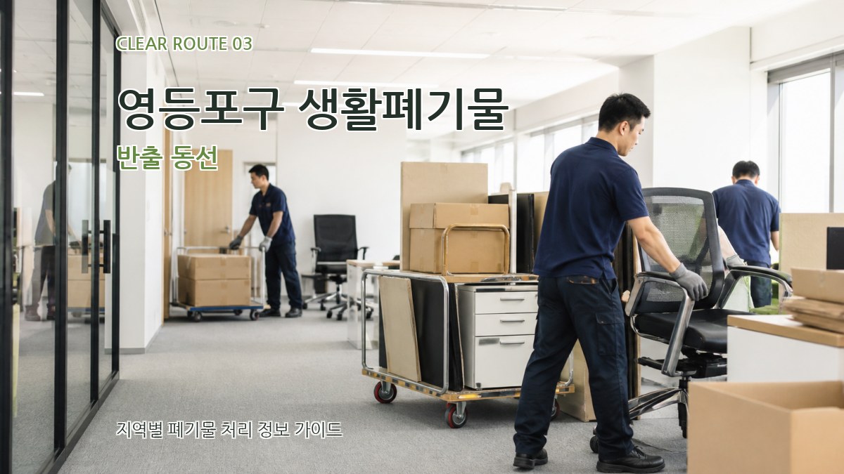 영등포구 생활폐기물 반출 동선